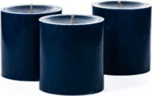 Richland Unscented Dripless Pillar Candles, 3 Pack