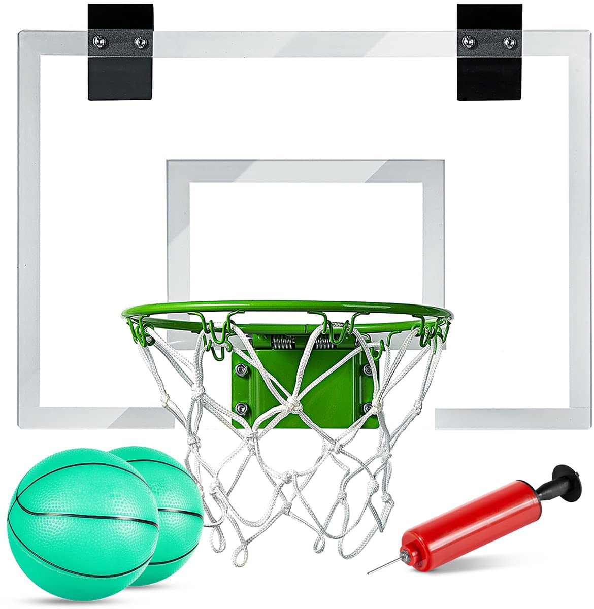 ropoda Glow-In-The-Dark Ball & Indoor Basketball Hoop