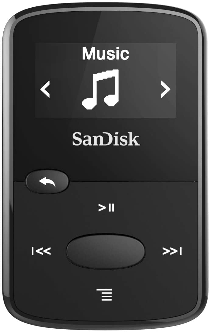 SanDisk Lightweight Wearble MP3 Player, 8GB