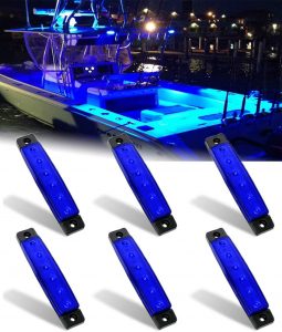Shangyuan Waterproof LED Lights Boat Accessories, 6-Pack