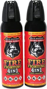 SMOKE DOCTOR Easy Trigger Design Compact Fire Extinguishers, 2-Pack
