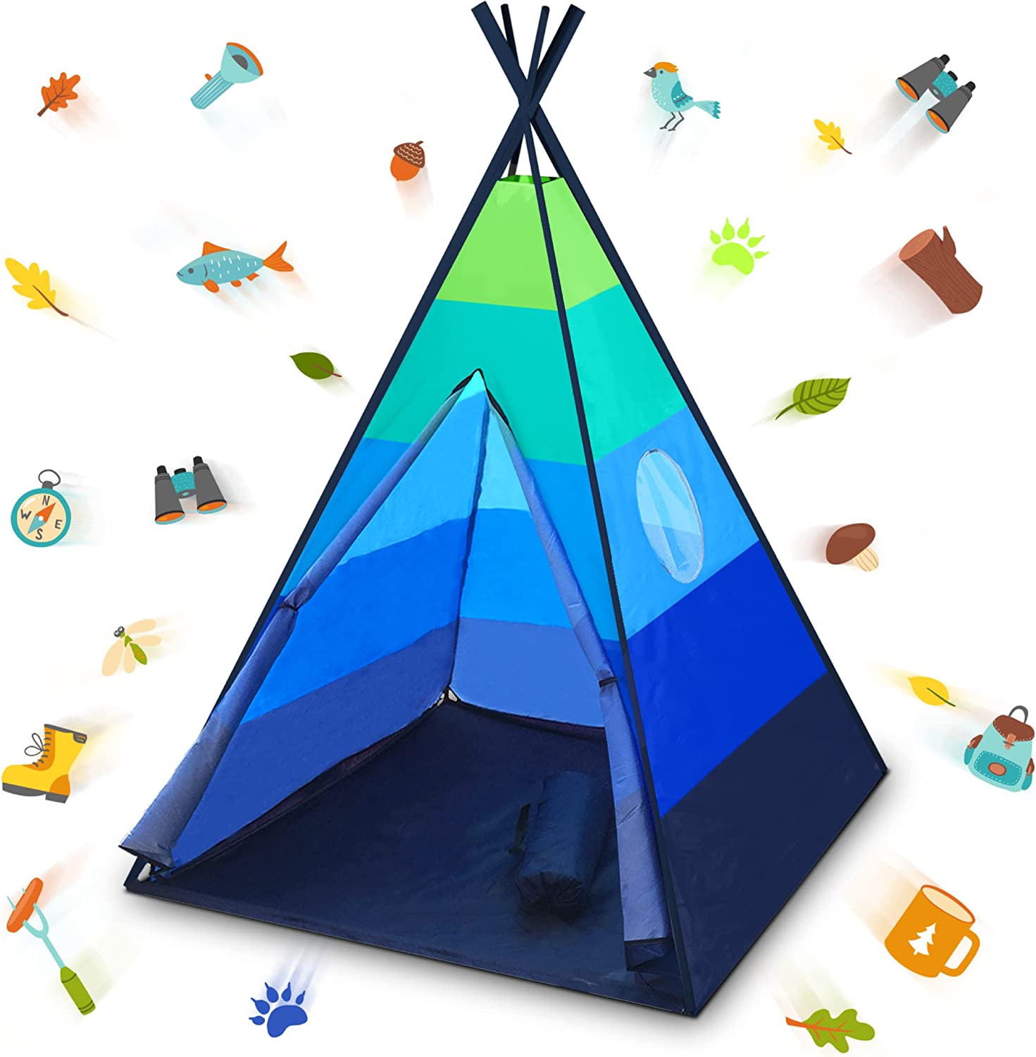 USA Toyz Easy Assemble Mesh Window Kids’ Tent