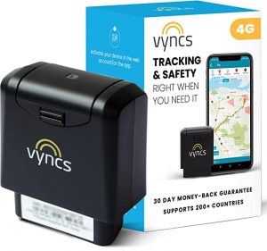 Vyncs 4G LTE No Monthly Fee GPS Tracker for Vehicles
