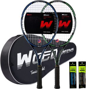 WOED BATENS Carbon Fiber 2-Layer Tennis Rackets, 2-Pack
