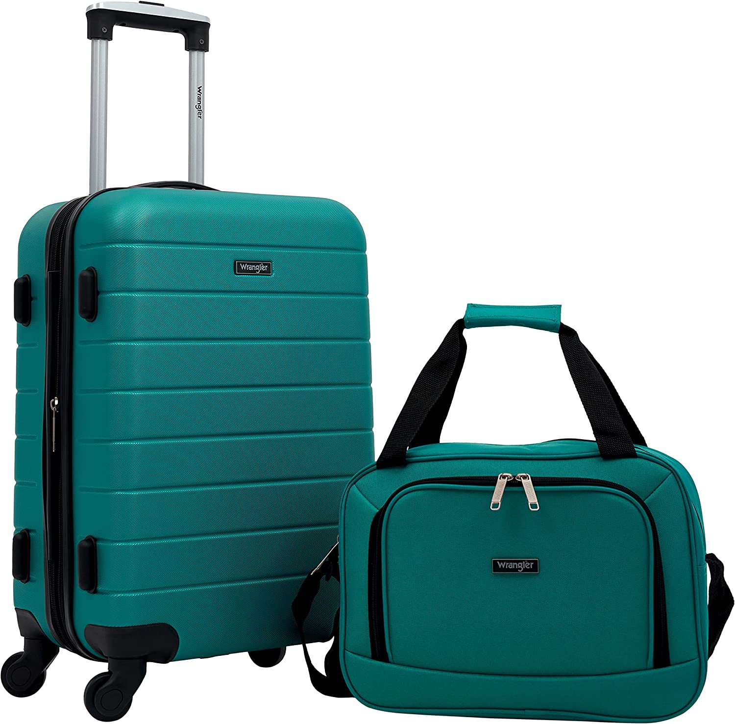 Wrangler Smart Spinner Traveler Hard Shell Suitcase, 2-Piece