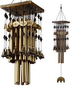 YLYYCC Copper Tubes & Bells Memorial Wind Chimes