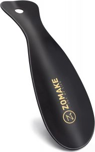 ZOMAKE Portable Stainless Steel Metal Shoehorn