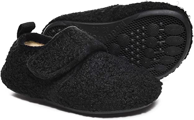 ZooYung Rubber Soled Breathable Toddler Slippers