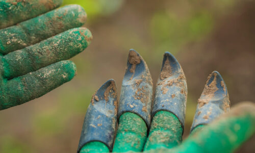 weeding garden gloves with claws