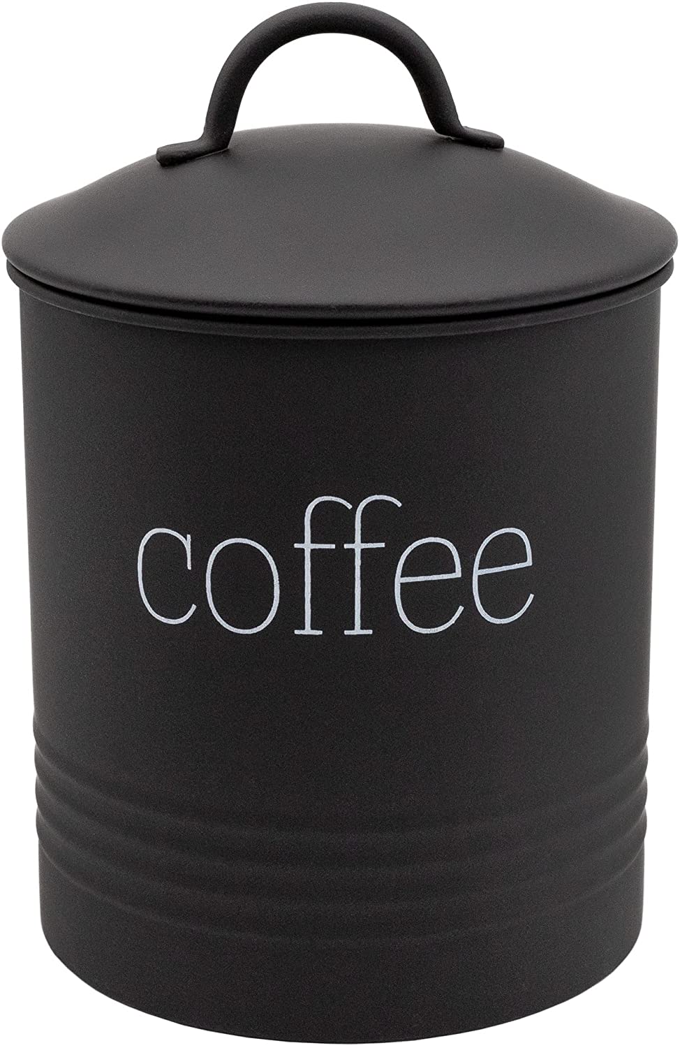 AuldHome Retro Iron Coffee Canister