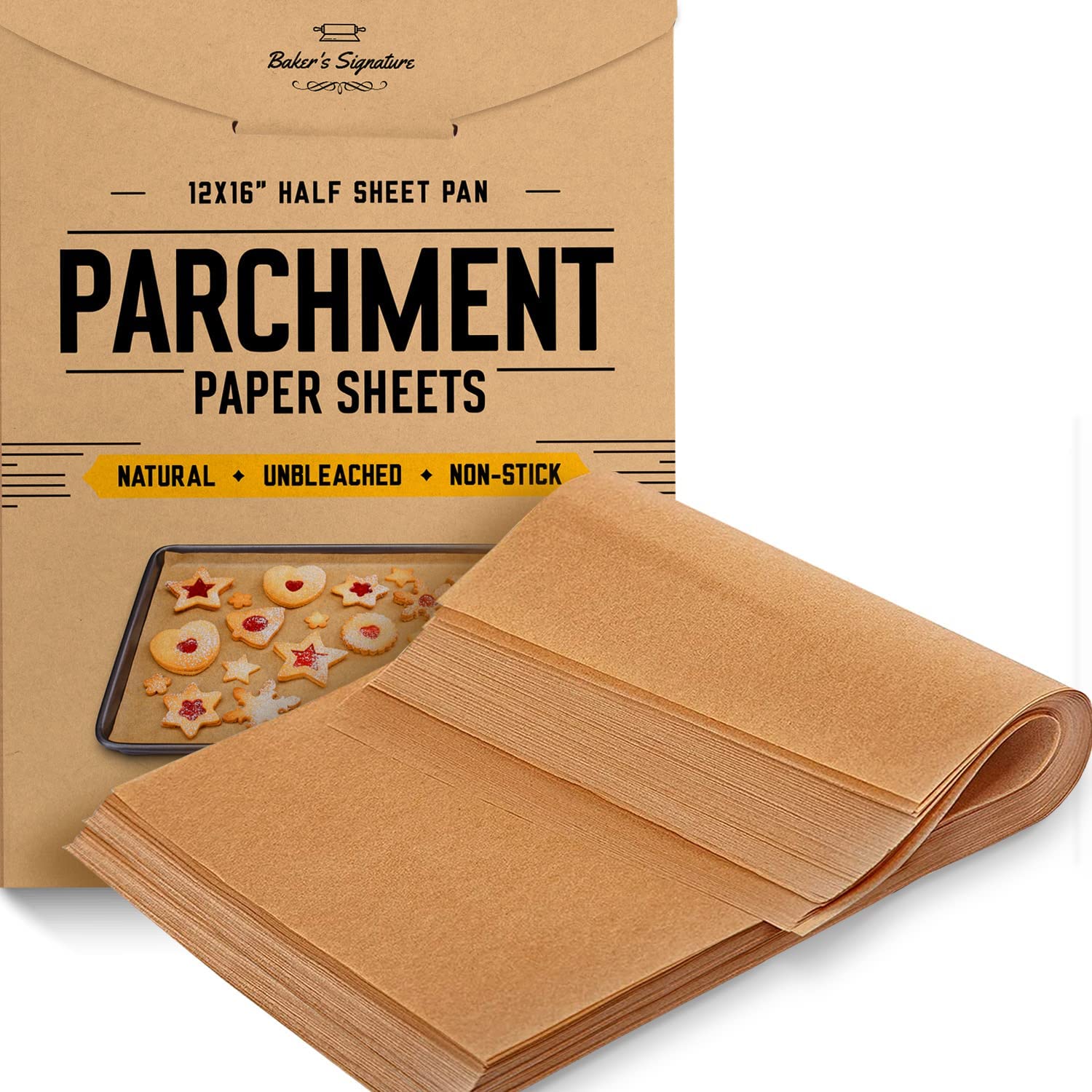 King Arthur, Pre-Cut Baking Parchment Paper, Heavy Duty, Professional  Grade