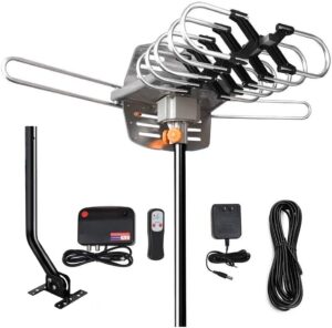 BEFORE Low Noise Amplifier Rural Outdoor Antenna, 150-Mile Range