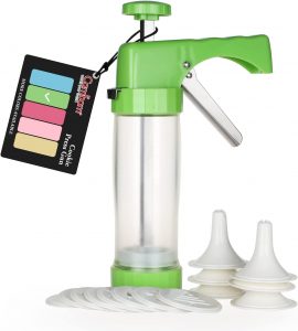 Cambom BPA-Free Non-Toxic Plastic Cookie Press Set, 23-Piece