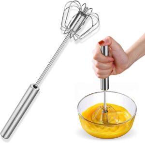 CYX Spring Action Hand Push Manual Egg Beater