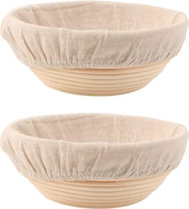 DOYOLLA Banneton Sourdough Bread Proofing Baskets, 2 Pack