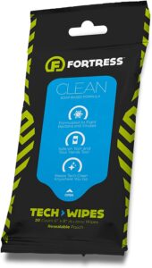 Fortress Soap-Based Travel Screen Cleaning Wipes, 20-Count