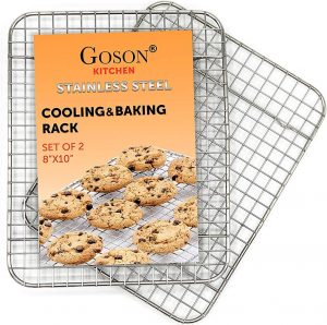 Goson Dishwasher & Oven Safe Cooling Racks, 2-Piece