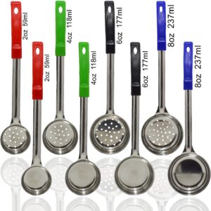 HeroFiber Portion Control Sizes Serving Spoons, 8-Piece
