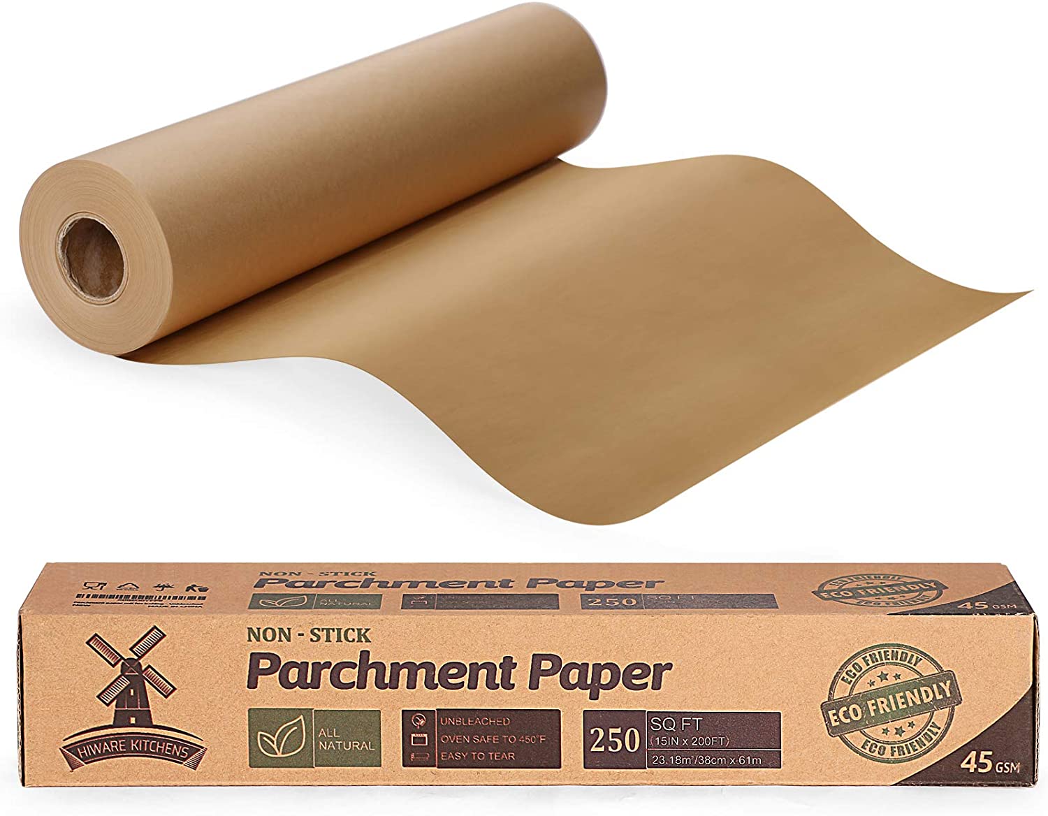IF YOU CARE 100% Unbleached Silicone Parchment Paper, 70-Foot Roll