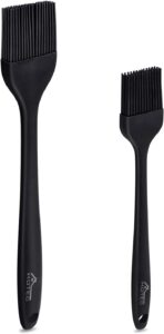 HOTEC Heat-Resistant Silicone Basting Brushes, 2-Piece