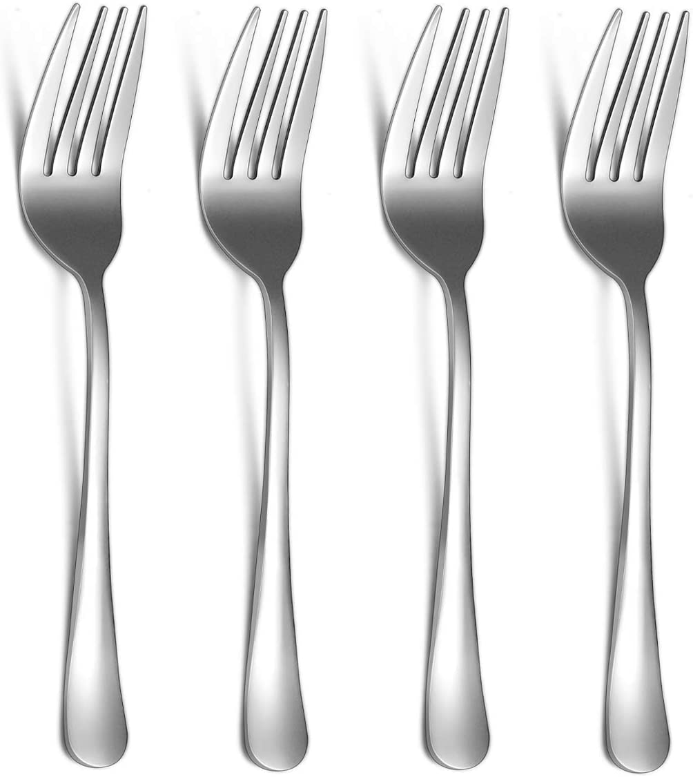 Kyraton Rust-Resistant Stainless Steel Serving Forks, 4-Piece