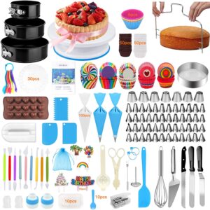 Mareston Springform Baking Pans Cake Decorating Kit, 507-Piece