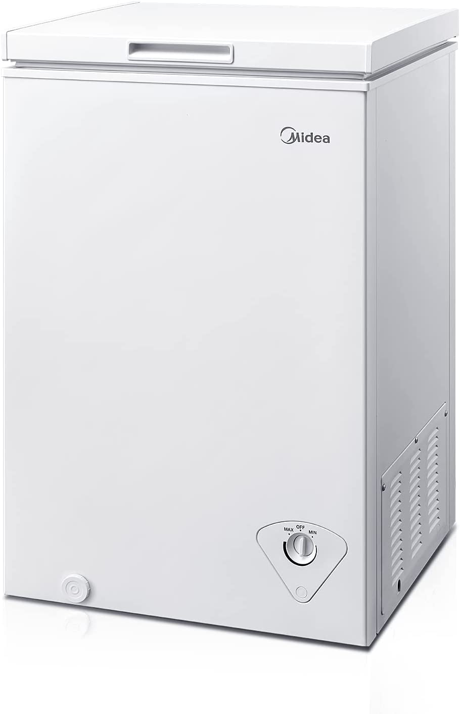 MIDEA WHS-129C1 Single Door Adjustable Small Freezer, 3.5-Cubic Feet