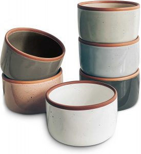 Mora Ceramics Non-Stick Finish Porcelain Ramekins, 6-Piece