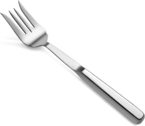 New Star Foodservice Hollow Handle Stainless Steel Serving Fork