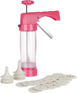 Ourokhome Transparent Cylinder Cookie Press Set, 23-Piece