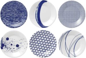 Royal Doulton Assorted Designs Porcelain Bread And Butter Plates, 6-Piece
