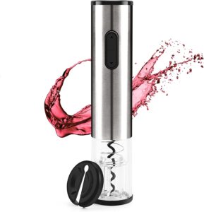SENZER Stainless Steel Portable Electric Wine Opener