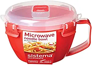 Sistema Splatter-Free Microwavable Bowl With Lid & Handle