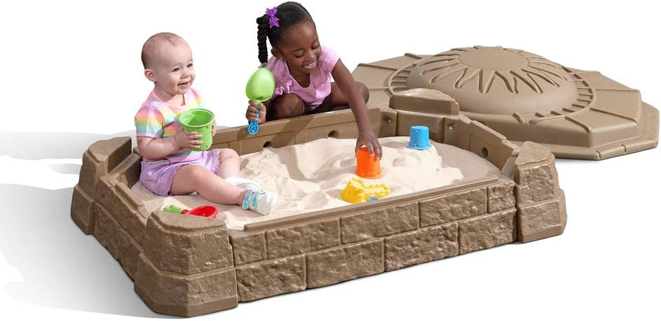 Step2 Traditional Outdoor Covered Sandbox