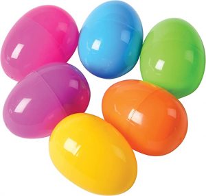 U.S. Toy Colorful Fillable Plastic Easter Eggs, 50 Pack