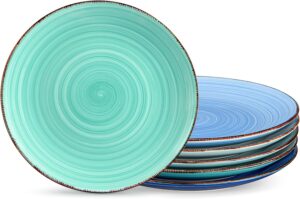 vancasso Lead-Free Stoneware Dinner Plates, 6-Piece