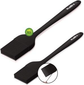 Walfos One-Piece Design Silicone Basting Brushes, 2-Piece