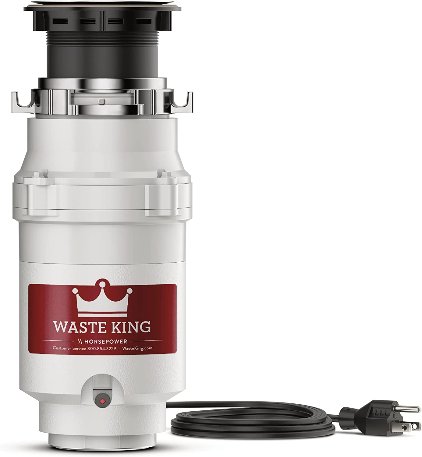 Waste King L-111 Lightweight Pre-Installed Garbage Disposal For Apartment