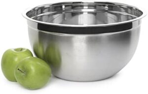 YBM HOME Professional Deep Polished Stainless Steel Mixing Bowl