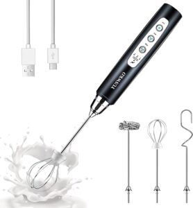YUSWKO USB Rechargeable Mini Electric Egg Beater