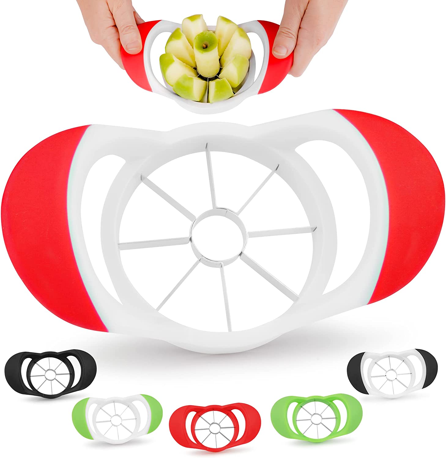 Zulay Kitchen Razor-Sharp Ergonomic Apple Slicer