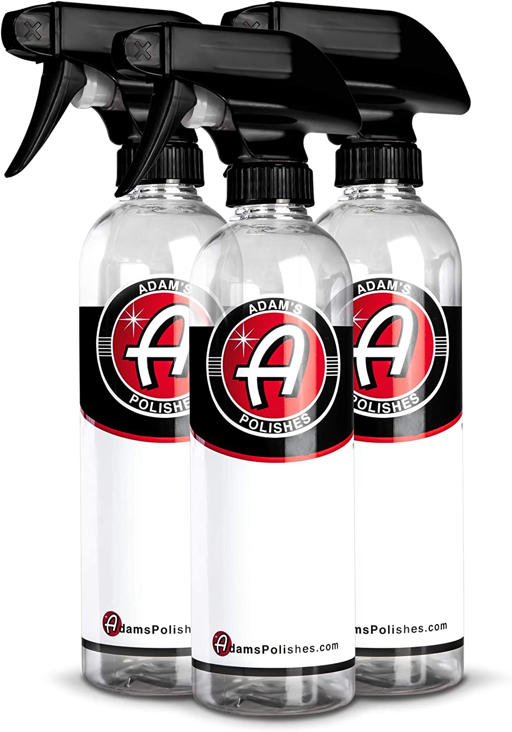 Adam’s Polishes Leakproof Customized Labeling Spray Bottles, 3-Pack