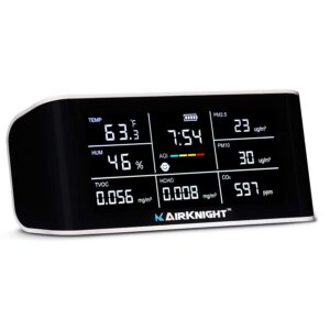 AirKnight Long-Lasting Battery Powered Air Quality Monitor