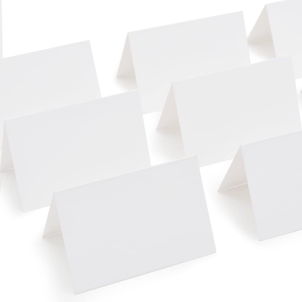 AZAZA Textured Matte Finish Place Cards, 50-Count