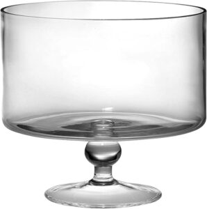 Barski European Hand-Made Glass Footed Trifle Bowl