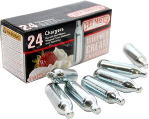 Chef Master Professional  Whipped Cream Chargers, 24 Count