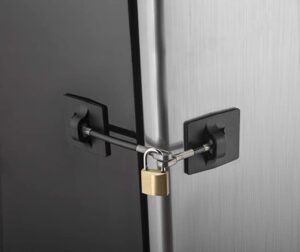 Computer Security Products Permanent Keyed Padlock Fridge Lock