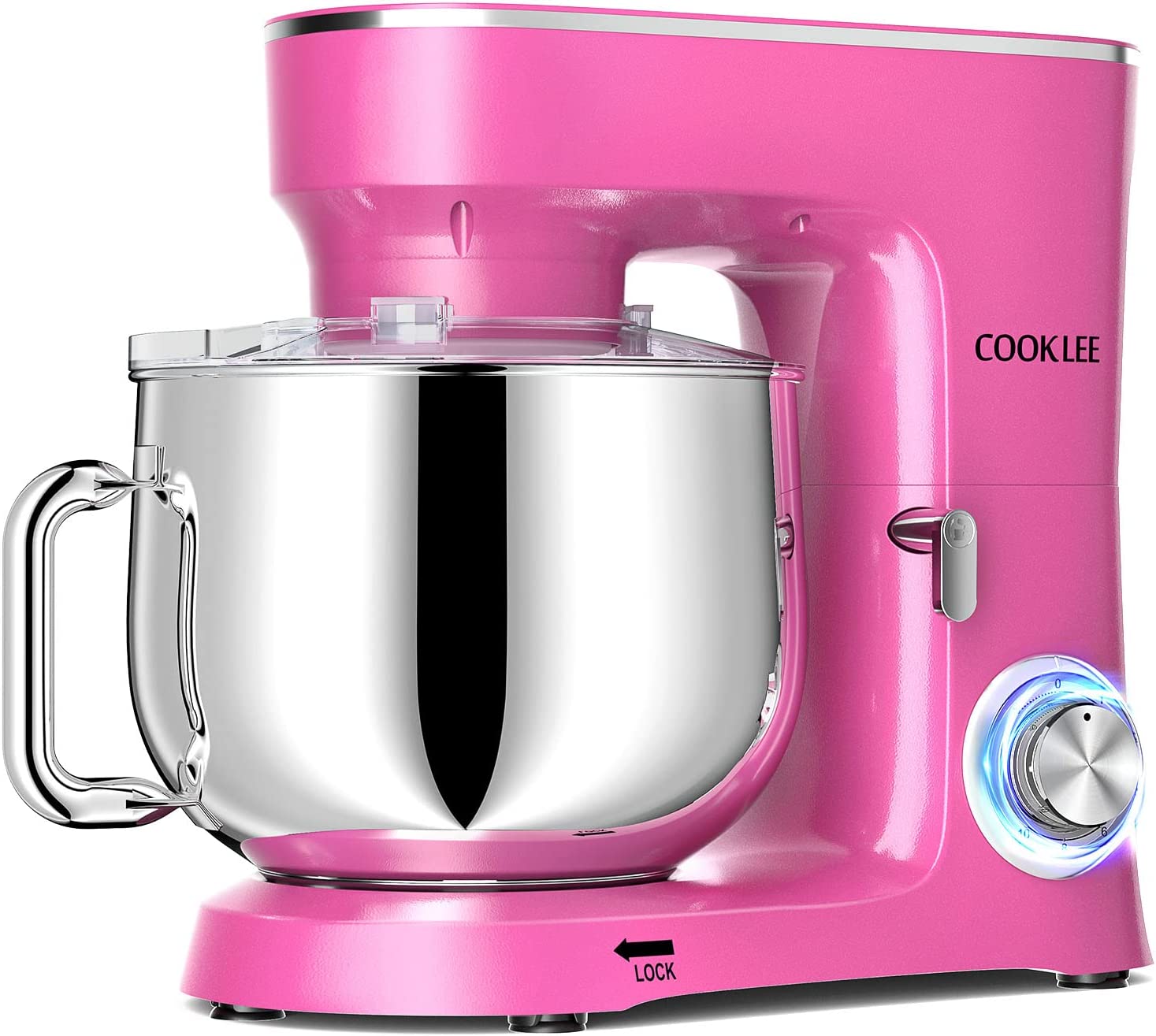 COOKLEE Stainless Steel Pulsing Stand Mixer