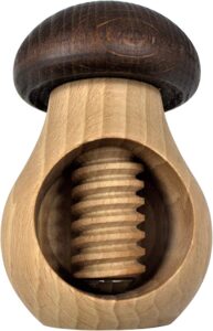 EFO Wooden Mushroom Easy Screw Mechanism Nutcracker