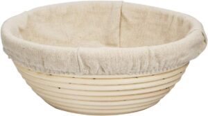 eoocvt Linen Cloth Liner Bread Proofing Basket